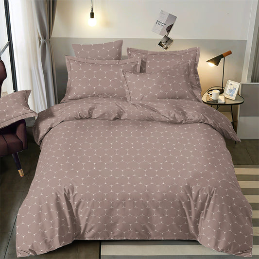 Attēls ar 100% Kokvilnas audums - ģeometriskās šūnas 220cm 146 g/m² – pieejams Šarlotes audumi