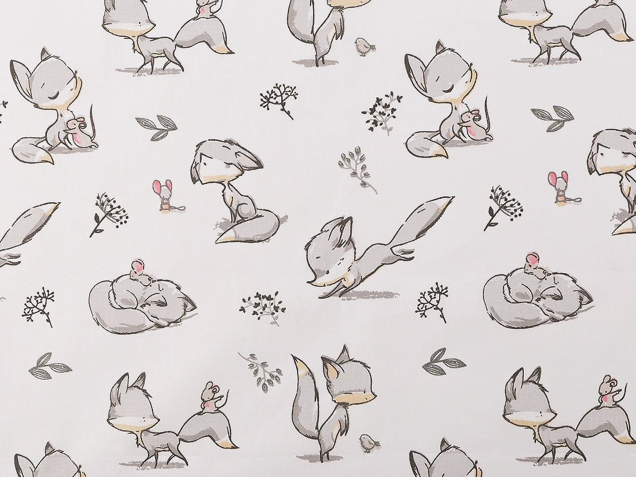 Image avec tissu 100 % coton - petit renard 125 g/m² – disponible chez Šarlotes audumi