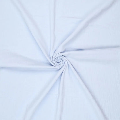 Image of 100% washed cotton fabric | Washed - light blue 85 g/m² – available at Šarlotes audumi