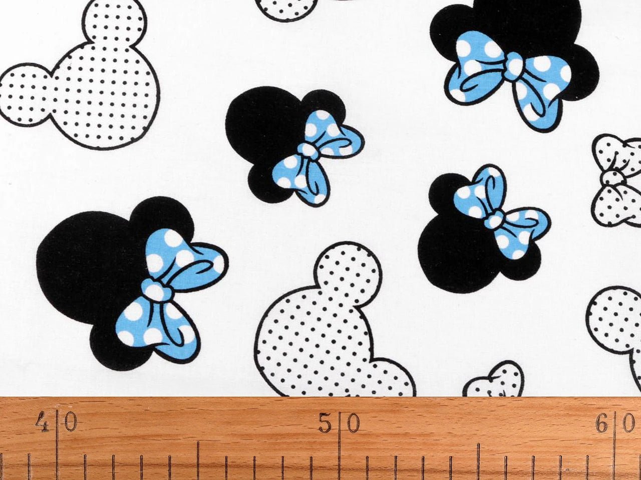 Image of 100% cotton fabric - Minnie, available online at Charlotte Fabrics
