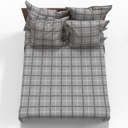 Attēls ar 100% Kokvilnas audums - mūsdienu rūtis 220cm 146 g/m² – pieejams Šarlotes audumi