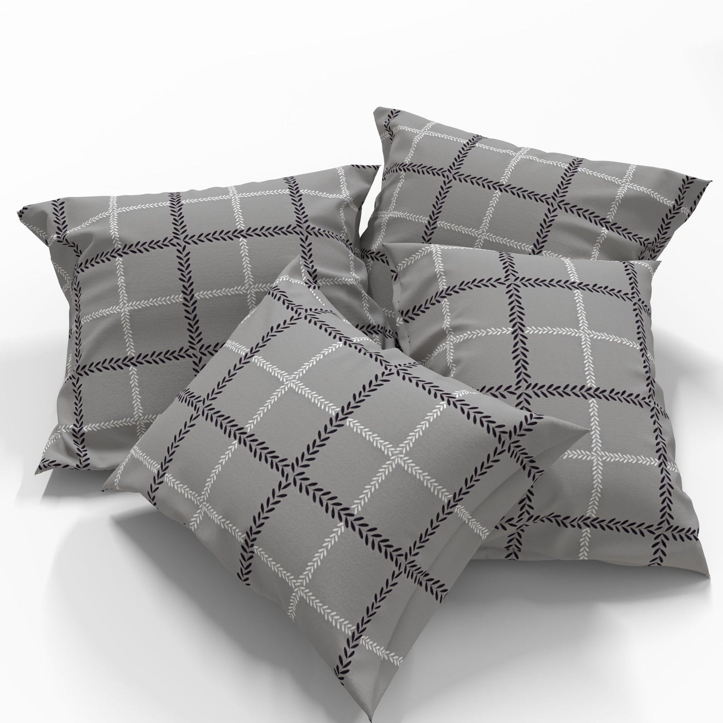 Attēls ar 100% Kokvilnas audums - mūsdienu rūtis 220cm 146 g/m² – pieejams Šarlotes audumi