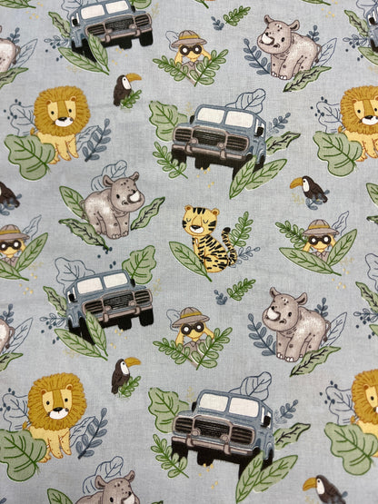 100 % tissu en coton - expédition safari 125 g/m²