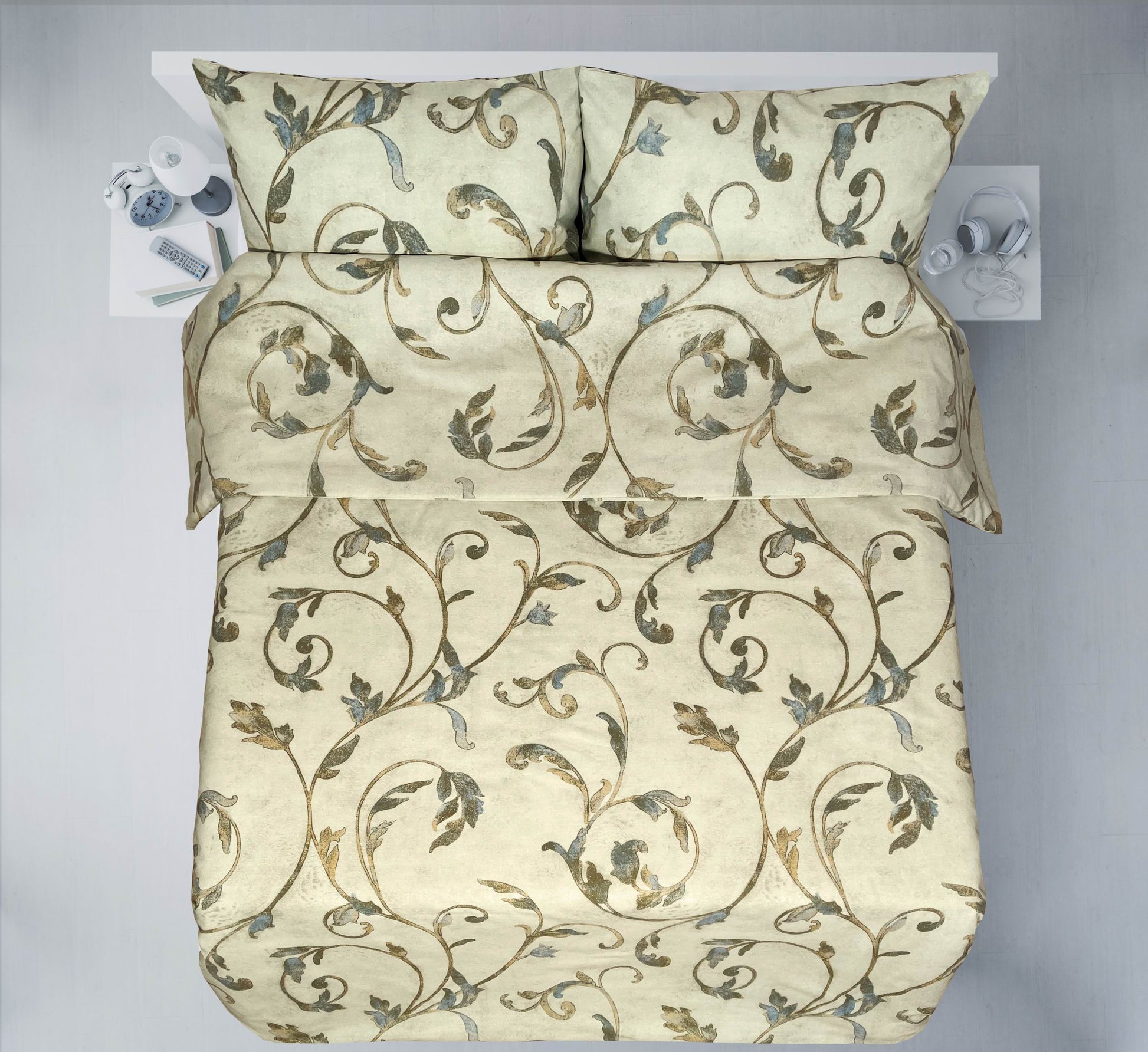 Attēls ar 100% Kokvilnas audums - vintage elegance 220cm 146 g/m² – pieejams Šarlotes audumi