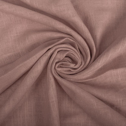 Tissu 100 % lin - teinte prune fumée (Mauve) 240 g/m²