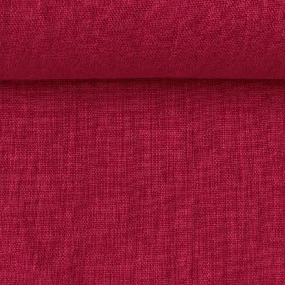 100% Mīkstināts lins - košs ogu tonis 205 g/m²