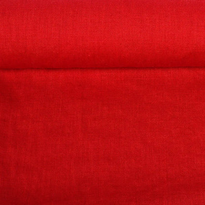 100 % lin adouci - rouge 205 g/m²
