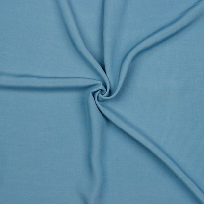 Tissu 100 % viscose - bleu fumé 110 g/m²