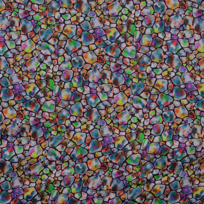 100% viskozės audinys-kristalų mozaika – prieinama internete Šarlotes audumi