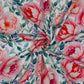 Attēls ar 100% Viskozes audums - krūmrozītes 135 g/m² – pieejams Šarlotes audumi