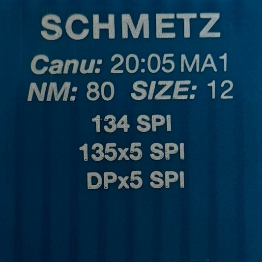 Adatos pramoninėms siuvimo mašinoms SCHMETZ DPx5 SPI – tankiems ir ploniems audiniams (10 vnt.)
