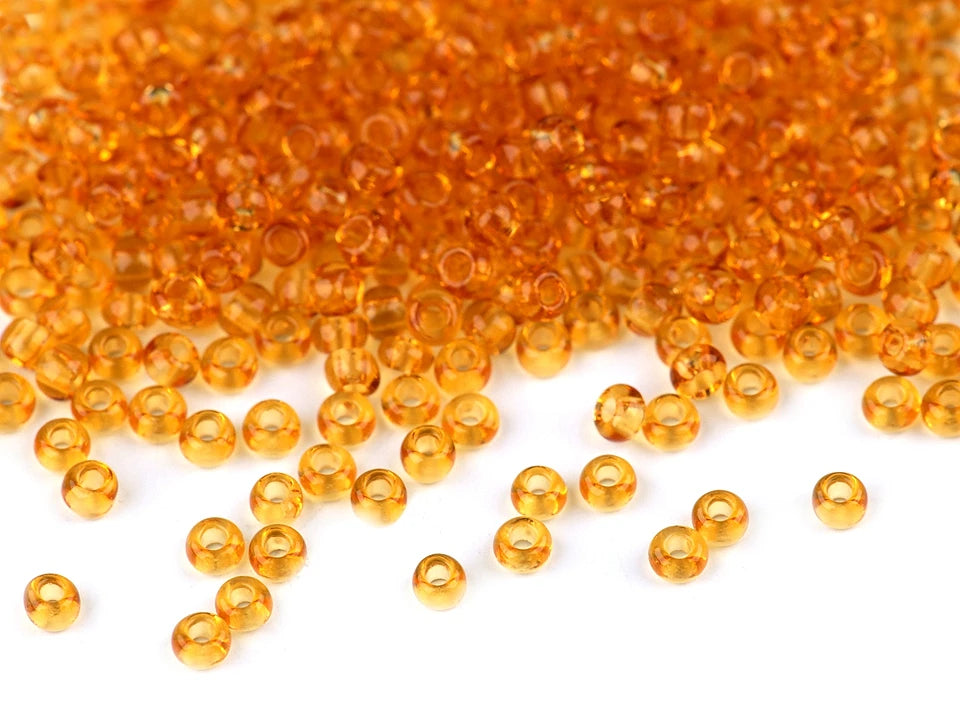 Čehu stikla pērlītes Preciosa 4.5 mm 20 g | dažādu toņu