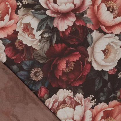 Viscose Fabric - Pink Peonies