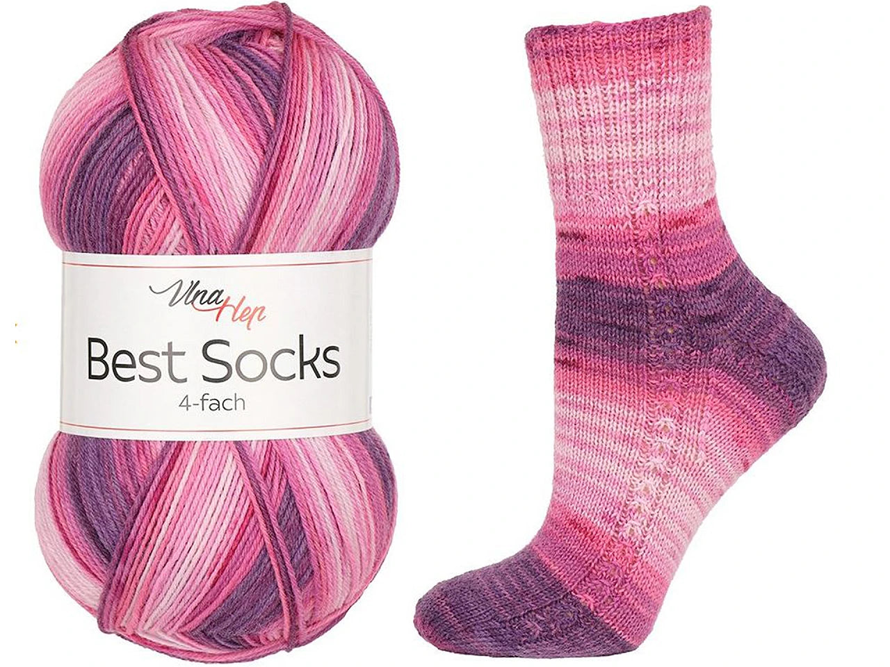 Siūlai Vilna Hep Best Socks- 100g / 420m