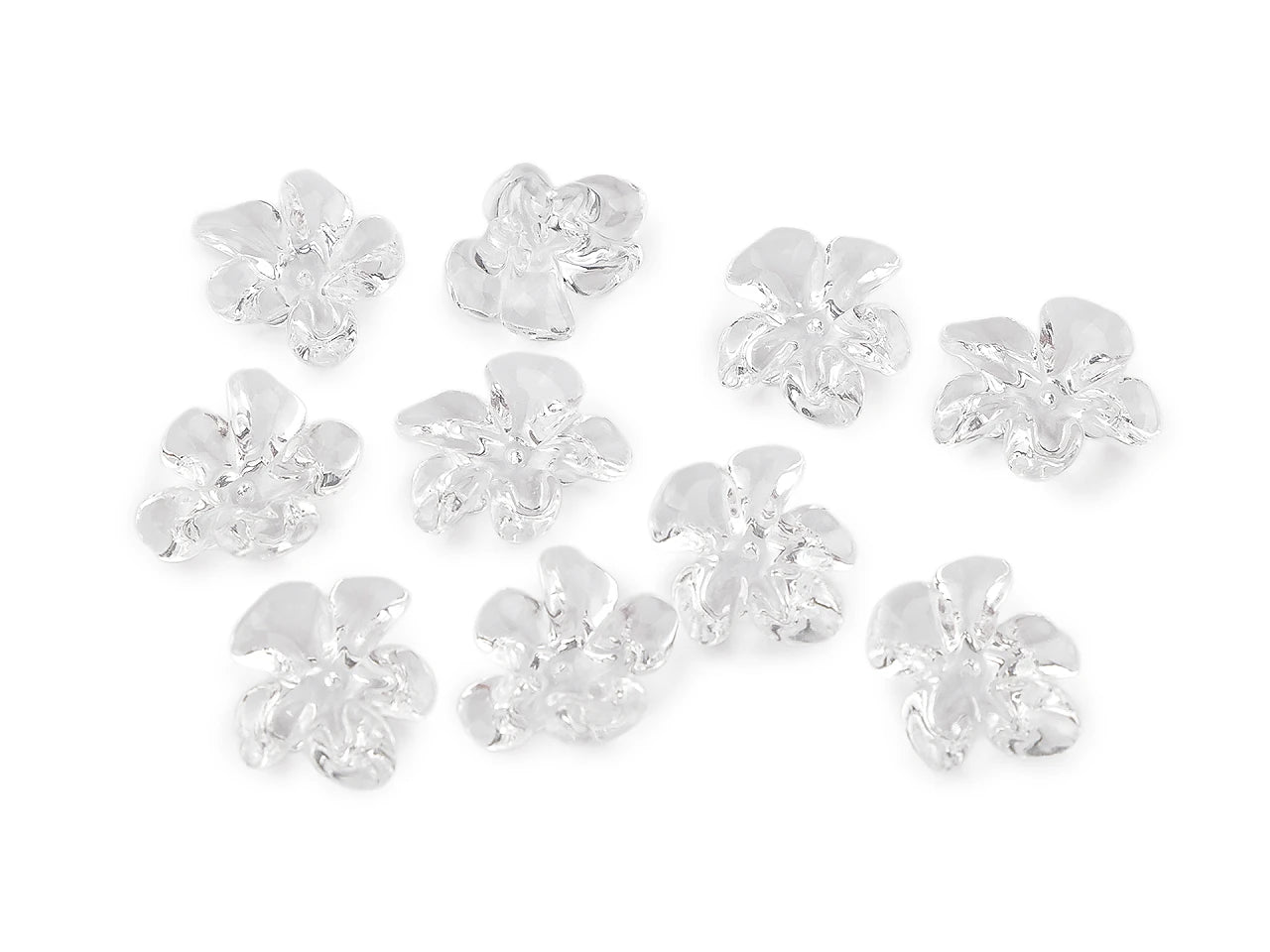 Plastmasas ziedu pērlītes Ø25 mm