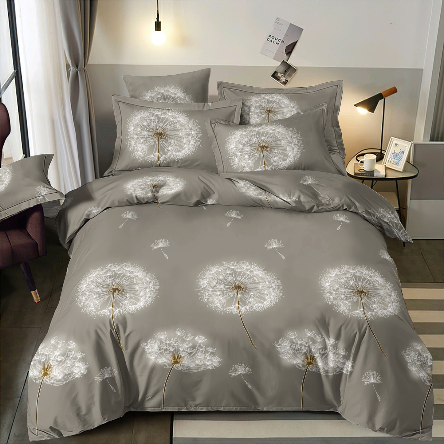 100% Cotton Fabric - Dandelion Fluff 220cm 146 g/m²