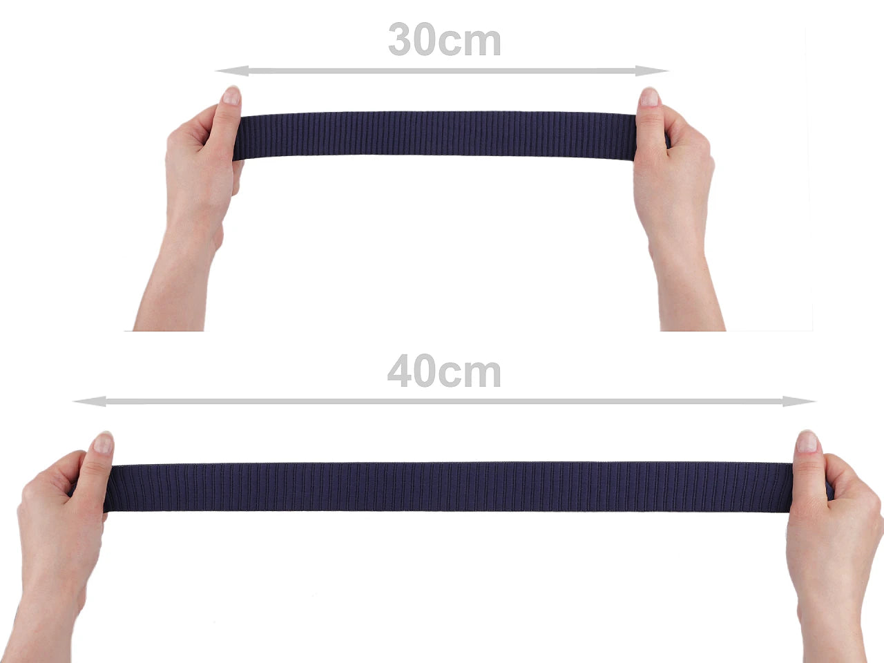 Plakanā gumija bokseršortiem 3,8 cm- bēša
