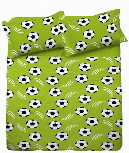 100% Cotton Fabric - Football 125 g/m²