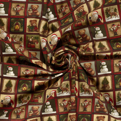 Premium 100% Cotton Fabric - Christmas Cards
