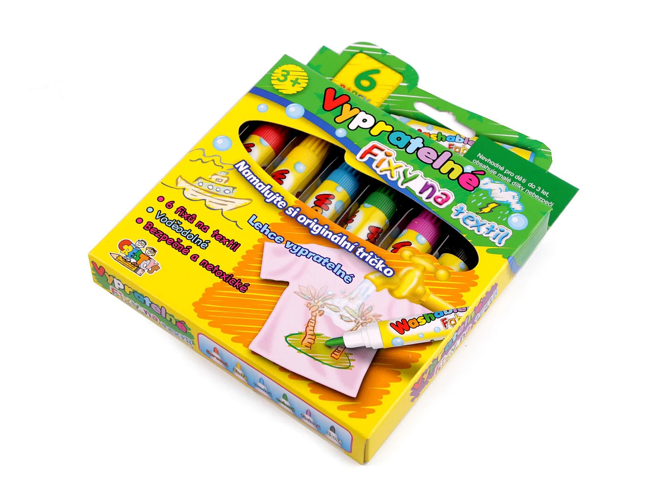 Marškinėlių žymekliai-flomasteriai