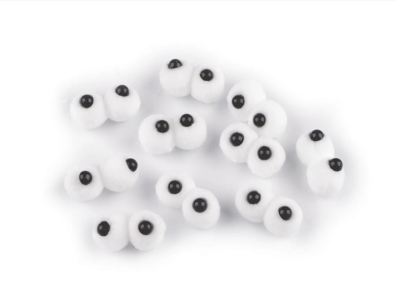 Pomponi silmad mänguasjadele 15 × 30 mm