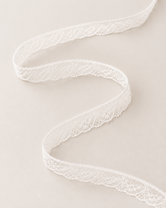Mežģīne smalka 1,6 cm-balta