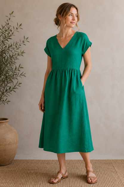 Lina audums-zāles zaļš 260 g/m²