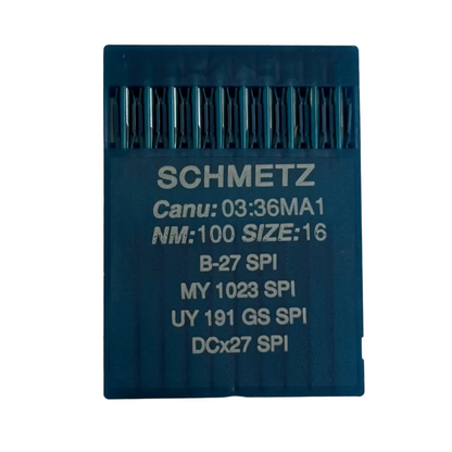 German
Industrielle Overlock-Nadeln SCHMETZ DCx27 (B-27) SPI für dicke und dünne Stoffe - 10 Stk.