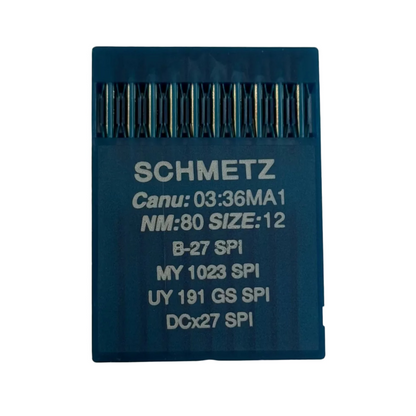 German
Industrielle Overlock-Nadeln SCHMETZ DCx27 (B-27) SPI für dicke und dünne Stoffe - 10 Stk.