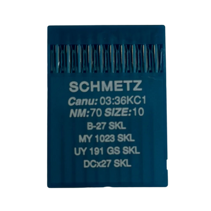 SCHMETZ DCx27 (B-27) SKL Industrie-Overlocknadeln für sehr grobes Strickgewebe - 10 Stk.