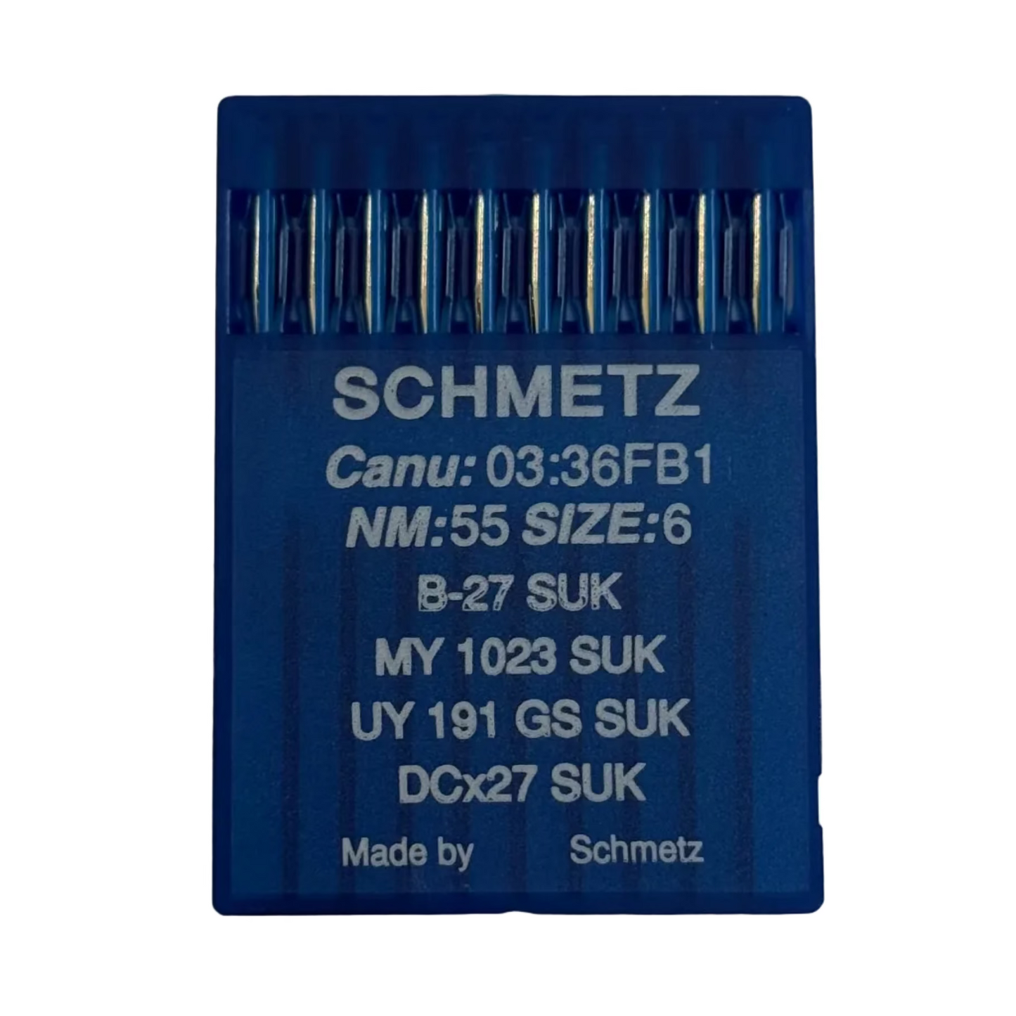 Industrie-Overlocknadeln SCHMETZ DCx27 (B-27) SUK für Strickwaren und Jeans – 10 Stk.