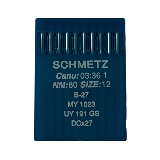 Rūpniecisko overloka adatas SCHMETZ DCx27 (B-27) universālās - 10 gab.