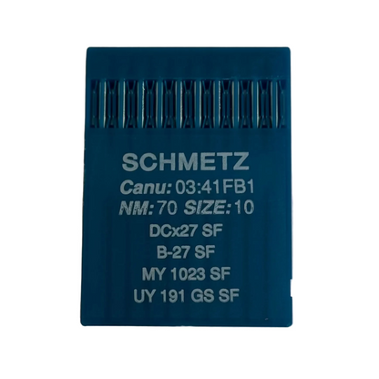 Industrielle Overlocknadeln SCHMETZ DCx27 (B-27) SUK SF für sehr feine Trikotstoffe - 10 Stk.