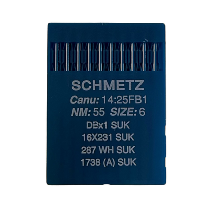 Adatas rūpnieciskajām šujmašīnām SCHMETZ DBx1 SUK – trikotāžai un džinsam (10gab.)