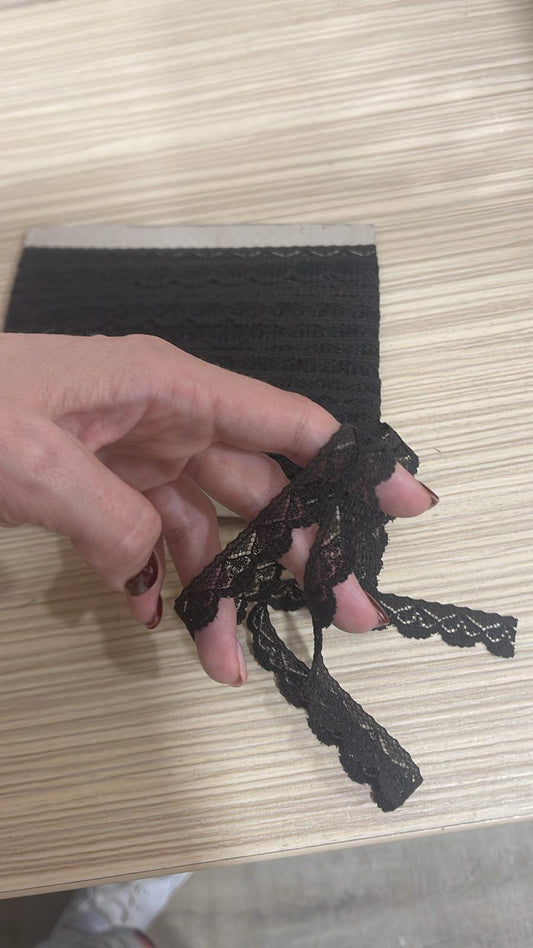 Mežģīne 1,4 cm-tumši brūna