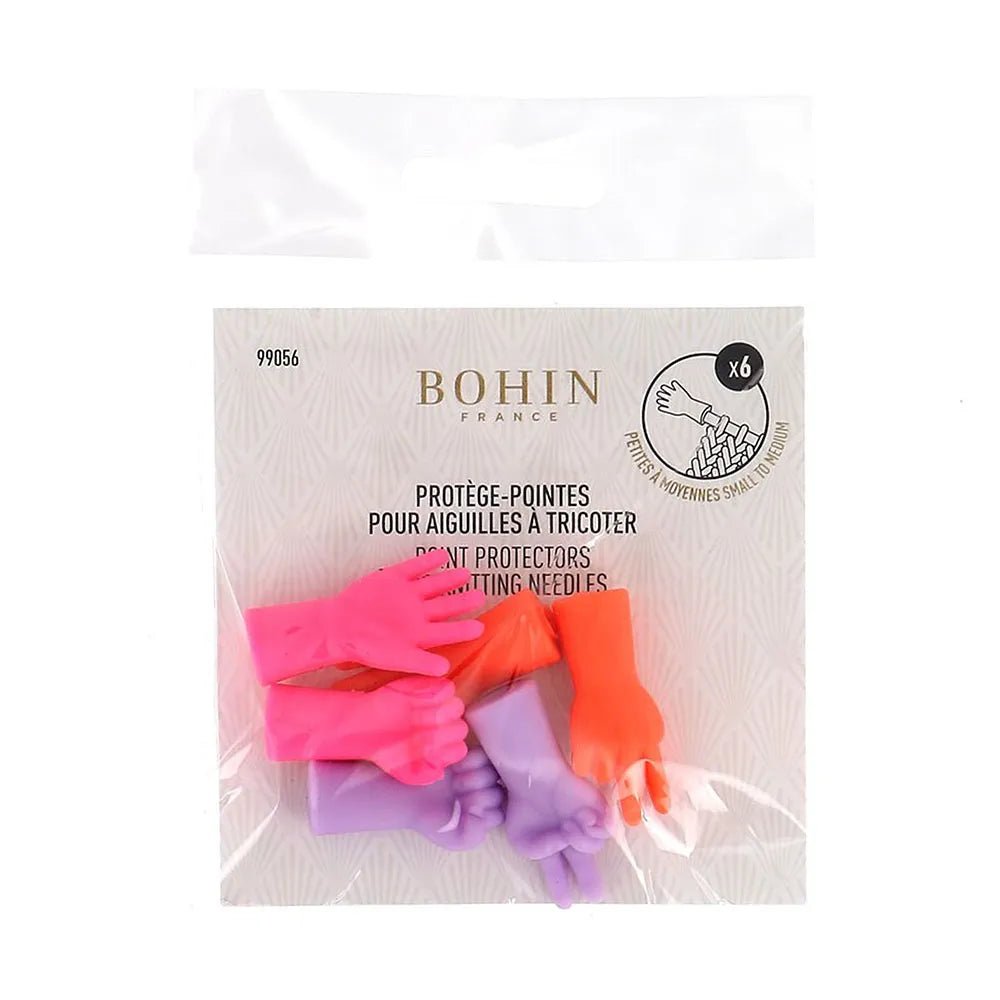 Attēls ar Adāmadatu uzgaļu aizsargi (S–M izmērs, 6 gab.) Bohin – pieejams Šarlotes audumi