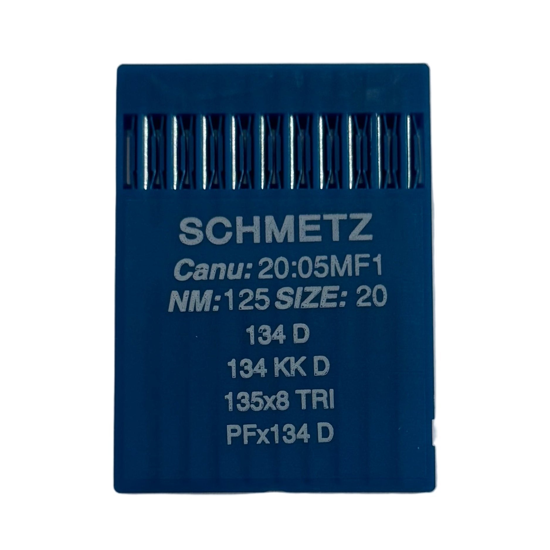 Attēls ar Adatas rūpnieciskajām šujmašīnām SCHMETZ 134 D - ādai (10gab.) – pieejams Šarlotes audumi