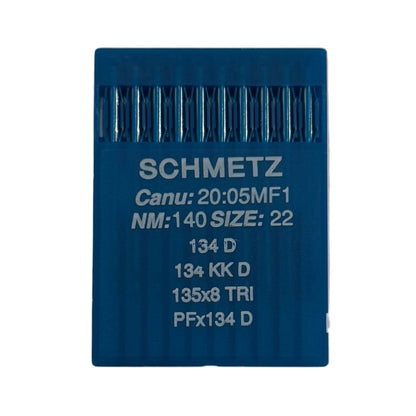 Image avec aiguilles industrielles SCHMETZ 134 D pour cuir (10 pcs.) – disponible chez Šarlotes audumi