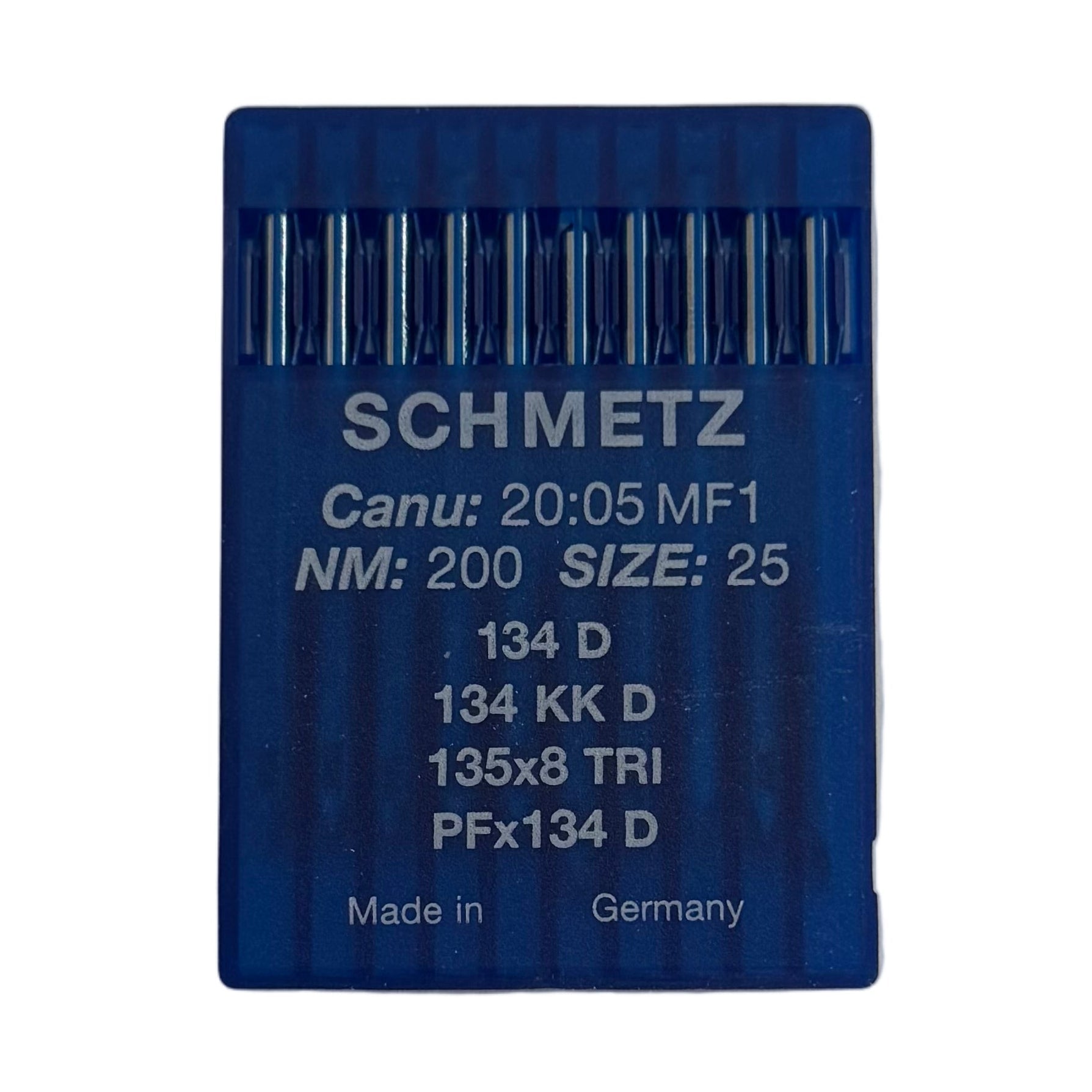 Attēls ar Adatas rūpnieciskajām šujmašīnām SCHMETZ 134 D - ādai (10gab.) – pieejams Šarlotes audumi