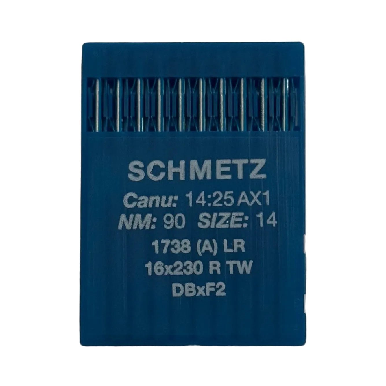 Attēls ar Adatas rūpnieciskajām šujmašīnām SCHMETZ DBx1 LR - ādai (10gab.) – pieejams Šarlotes audumi