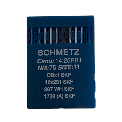 Aiguilles pour machines à coudre industrielles SCHMETZ DBx1 SKF – pour matières extensibles et mailles grossières (10 pièces)