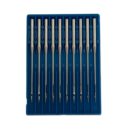 Image d’aiguilles pour machines à coudre industrielles SCHMETZ DPX17 - universelles (10 pcs) – disponible chez Šarlotes audumi