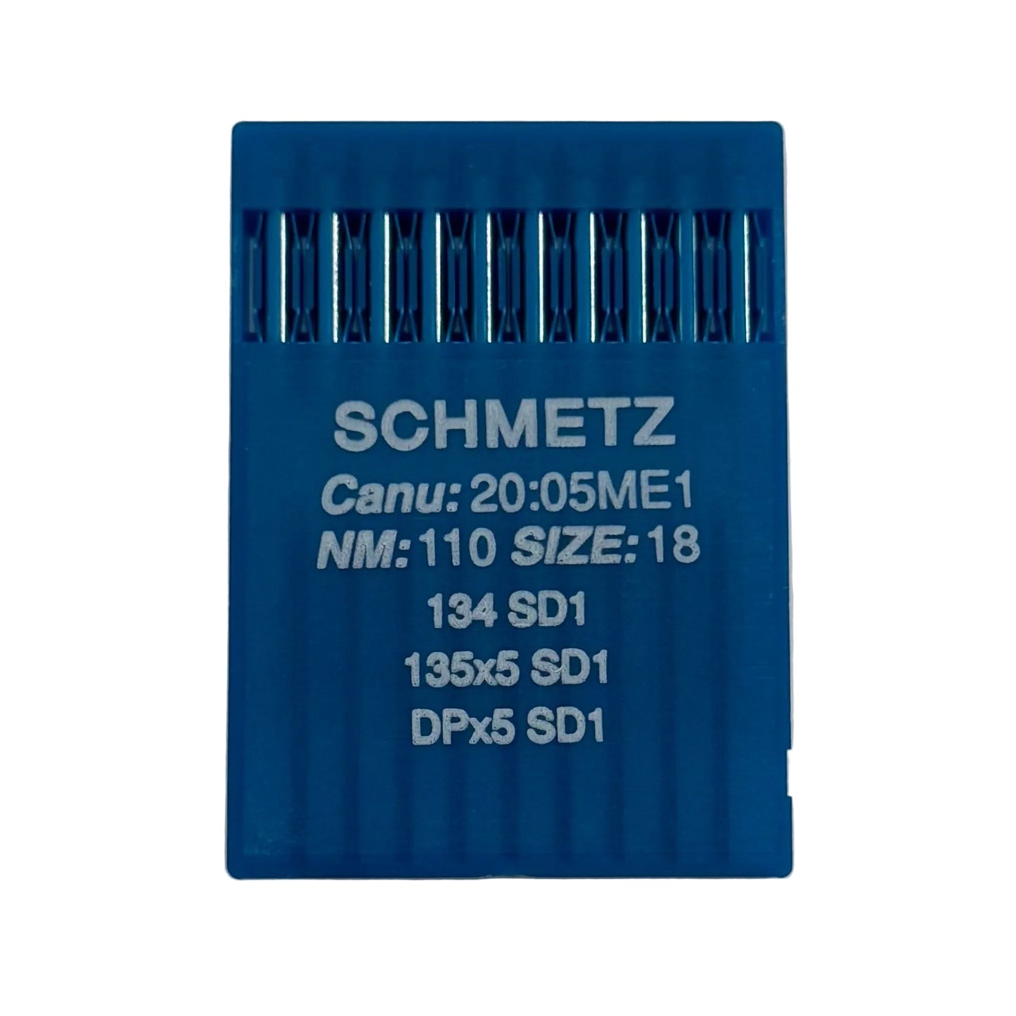 Attēls ar Adatas rūpnieciskajām šujmašīnām SCHMETZ DPx5 SD1 – ādai (10gab.) – pieejams Šarlotes audumi