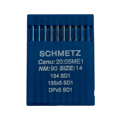 Attelier avec aiguilles pour machines à coudre industrielles SCHMETZ DPx5 SD1 – pour cuir (10 pièces) – disponible chez Šarlotes audumi