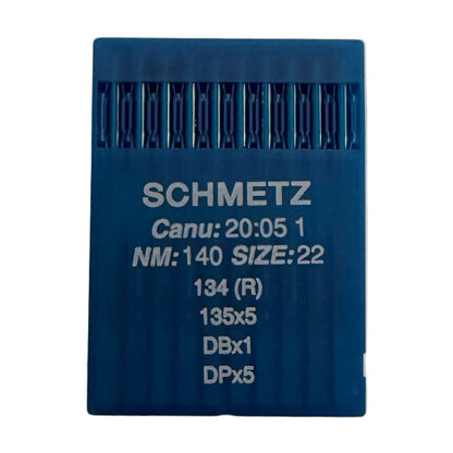 Image des aiguilles pour machines à coudre industrielles SCHMETZ DPx5 - universelles (10 pcs) – disponible chez Šarlotes audumi