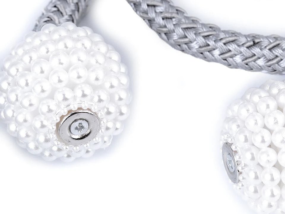 Attēls ar Aizkaru turētāji ar magnētu (komplektā 2 gb)|dažādu toņu – pieejams Šarlotes audumi