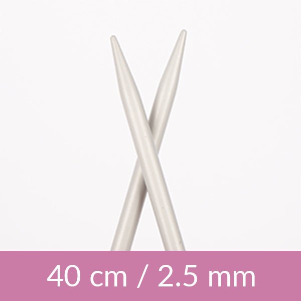 Attēls ar Apļa adāmadatas DROPS 40 cm| izmērs 2.0 mm – 5.0 mm – pieejams Šarlotes audumi