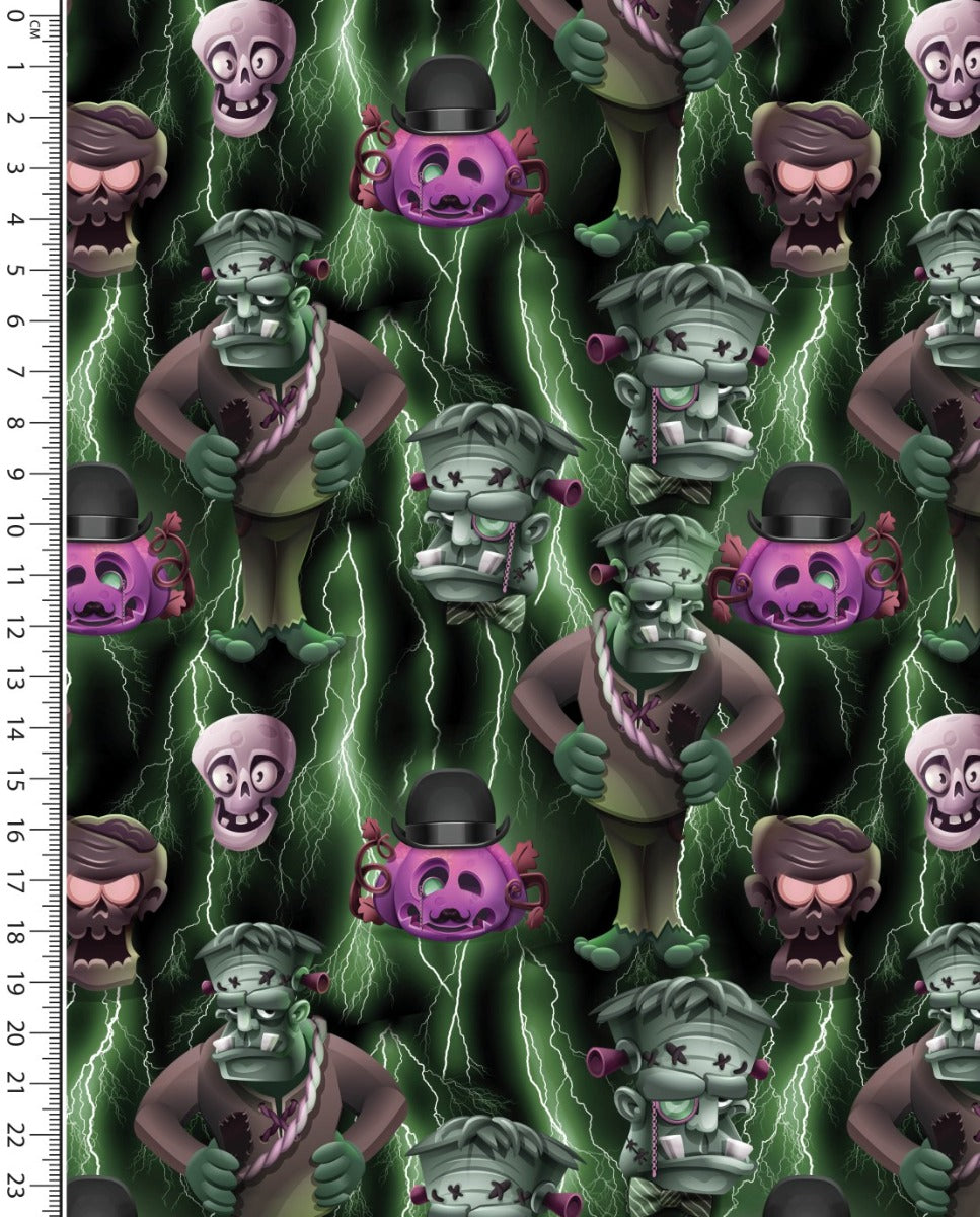 Kokvilnas trikotāža-zombiji