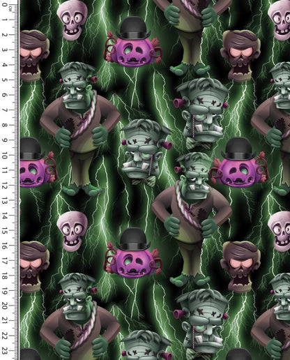 Kokvilnas trikotāža-zombiji