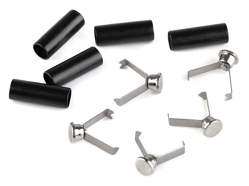 Image of cord end cap with stopper Ø5 mm, 4 pcs. – a practical and aesthetic solution – available at Charlotte’s Fabrics